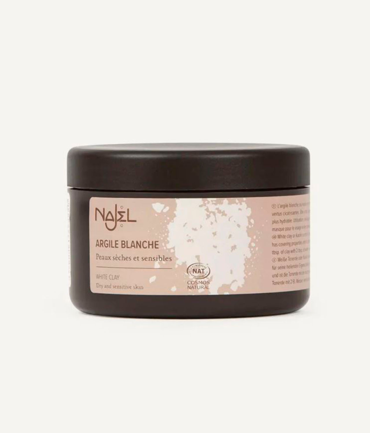 NAJEL Arcilla blanca – Pieles secas y sensibles, 90 gr