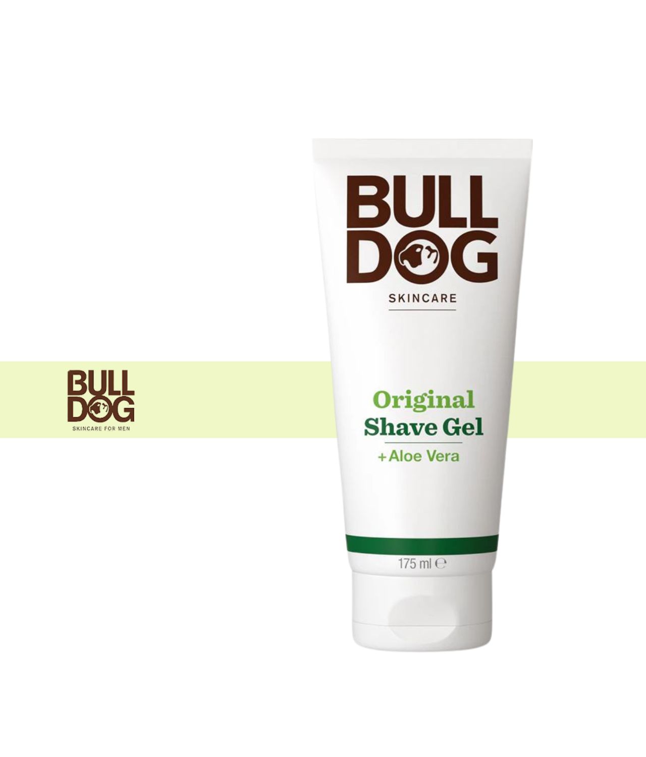 Bulldog gel de afeitado + aloe vera, 175 ml