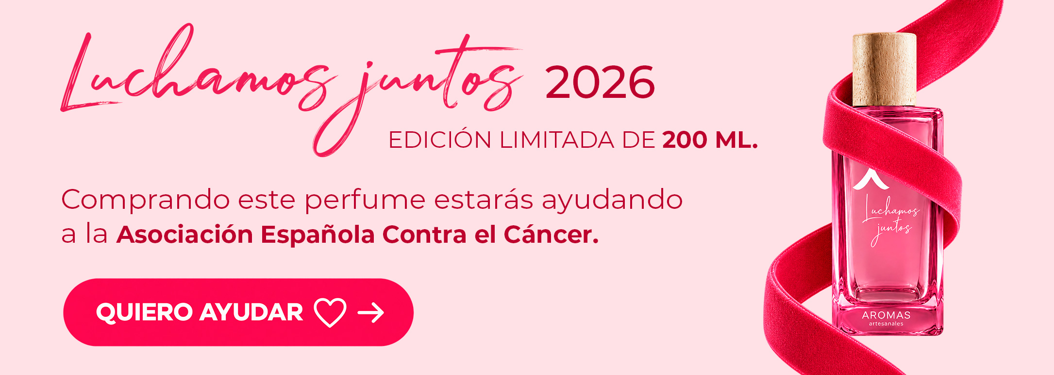 Comprar perfume solidario Luchamos Juntos 2026 de Aromas Artesanales
